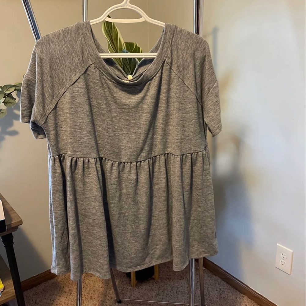 Hayden- Babydoll Tee, Medium